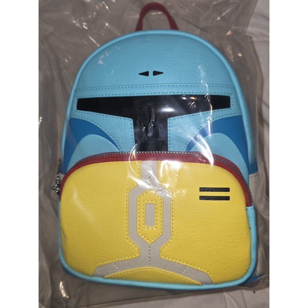 NWT loungefly Disney star wars nycc exclusive boba fett droids mini backpack!